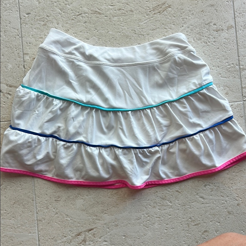 Lilly Pulitzer Luxletic White Tennis Skirt - Picture 4 of 5